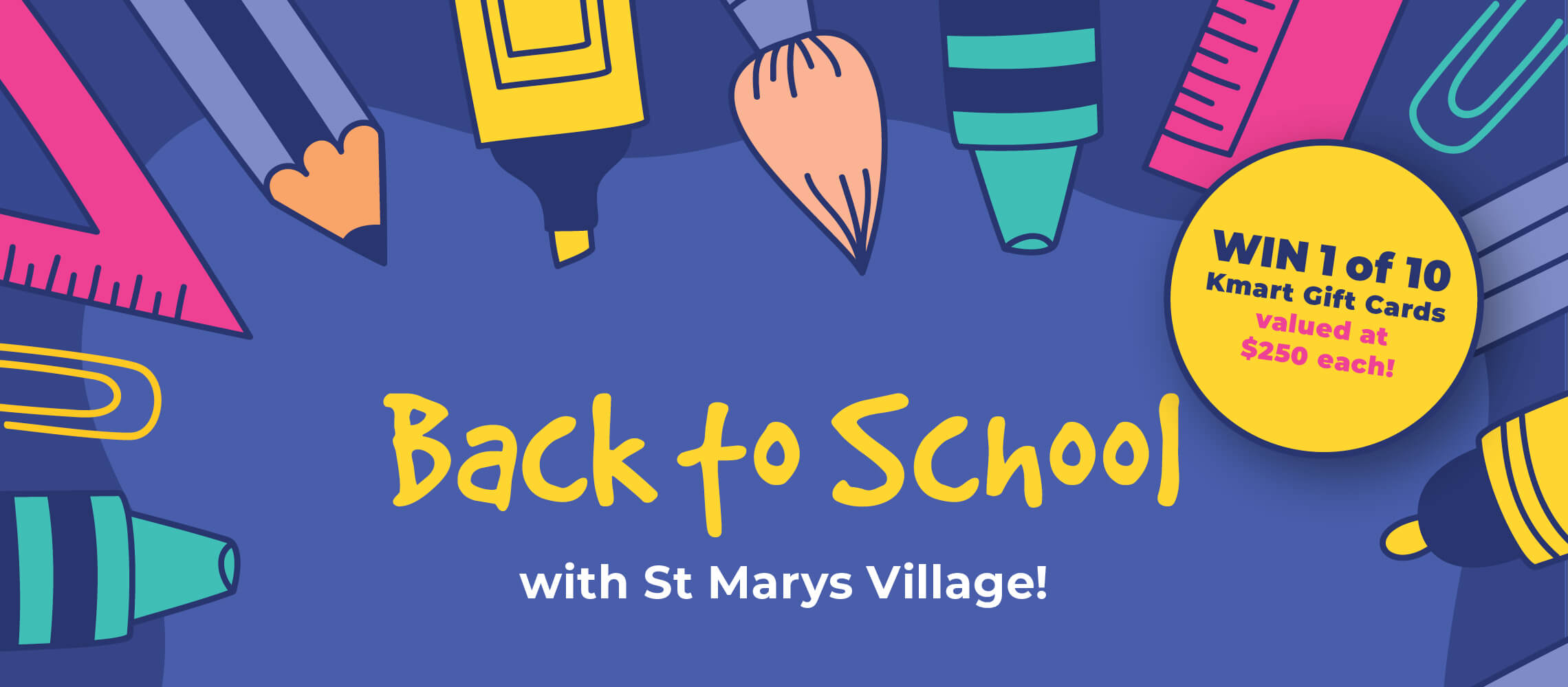 Get Back to School with St Marys Village Shopping centre in 2026