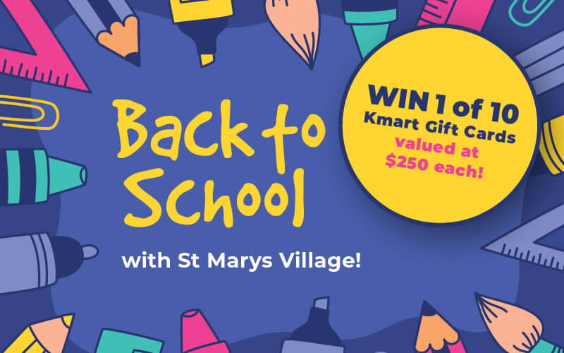 Get Back to School with St Marys Village Shopping centre in 2026