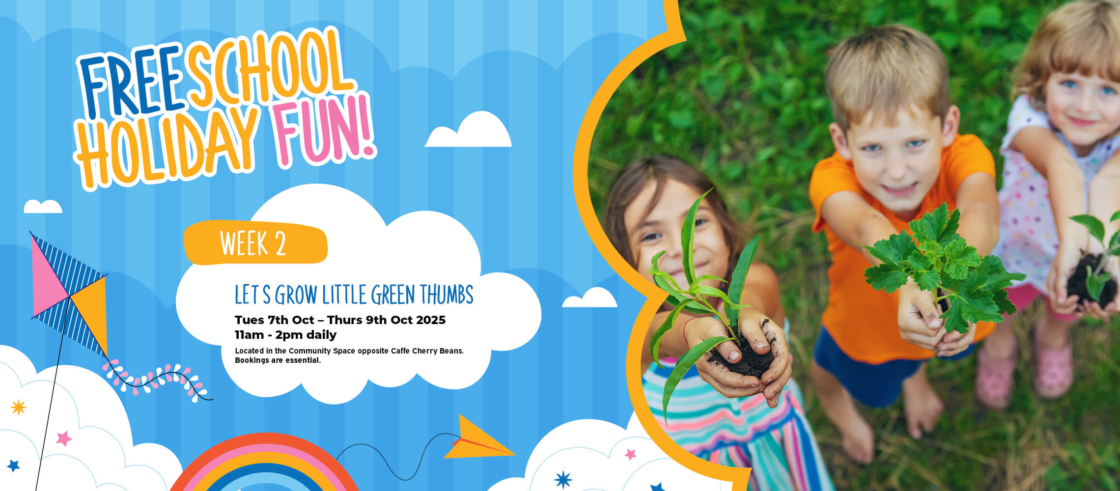 Let’s Grow: Little Green Thumbs – Spring School Holiday Fun! 