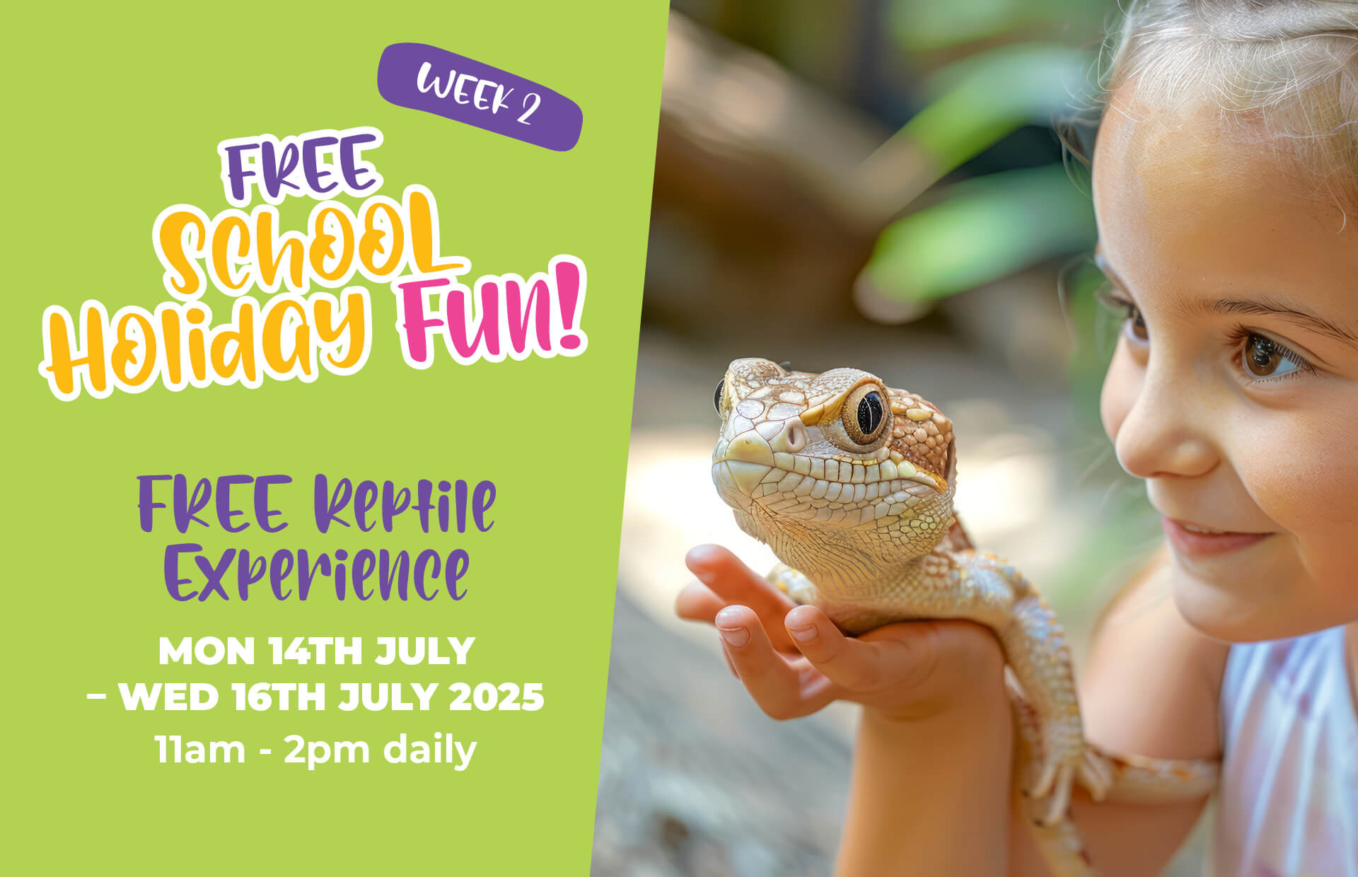 FREE Reptile Experience