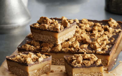 ANZAC Caramel Slice
