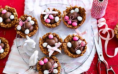 Easter Egg Rice Bubble Nests