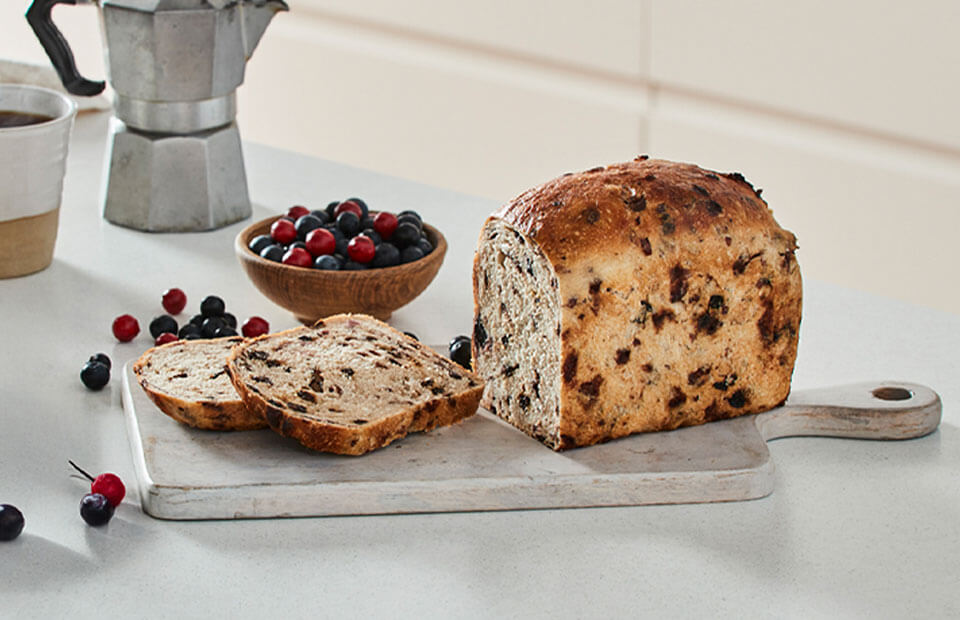Say hello to Bakers Delight’s NEW limited time only Mixed Berry Sourdough Loaf 