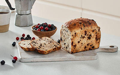NEW Limited Time Only Mixed Berry Sourdough Loaf 