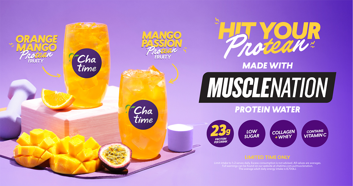Muscle Nation x Chatime – Hit Your Pro-tea-n!