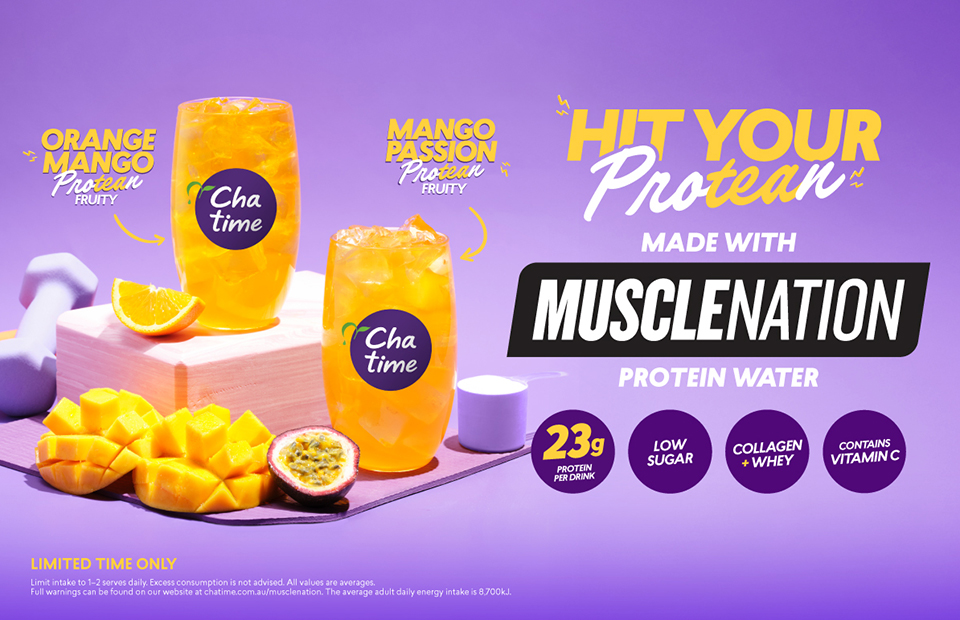 Muscle Nation x Chatime – Hit Your Pro-tea-n!