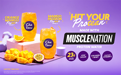 Muscle Nation x Chatime – Hit Your Pro-tea-n!