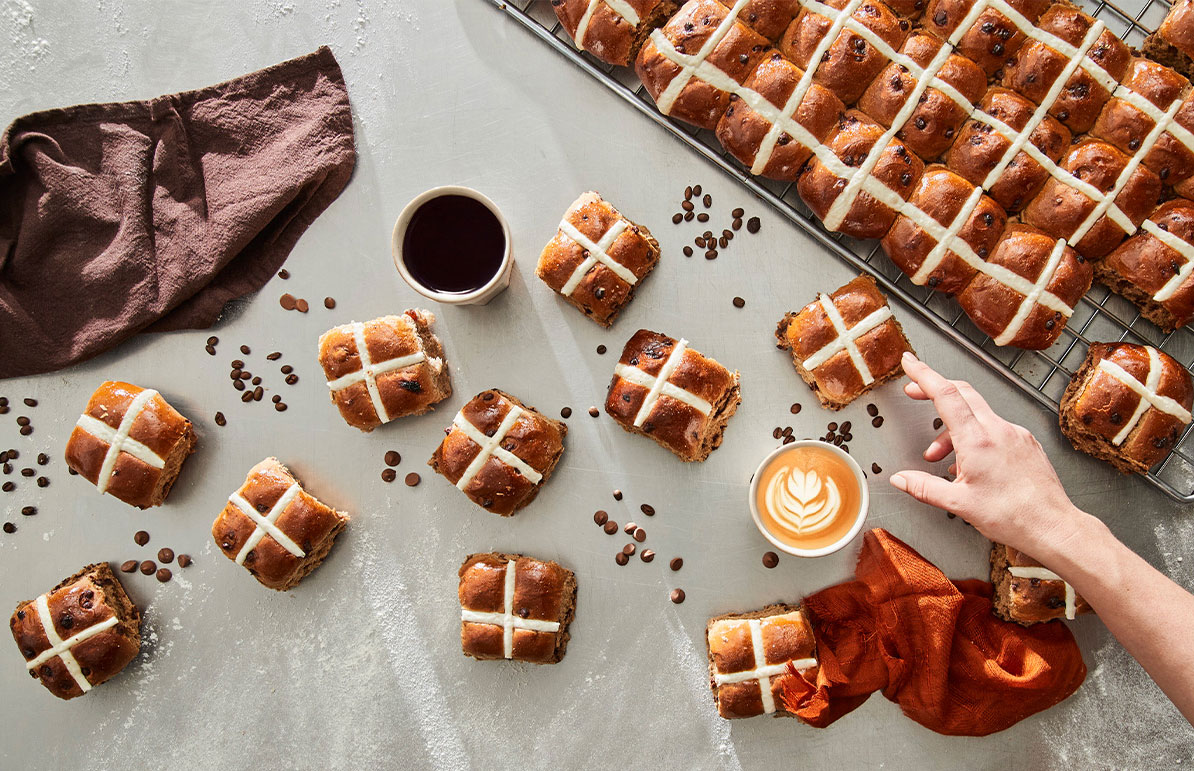 Bakers Delight’s famous Hot Cross Buns are back!