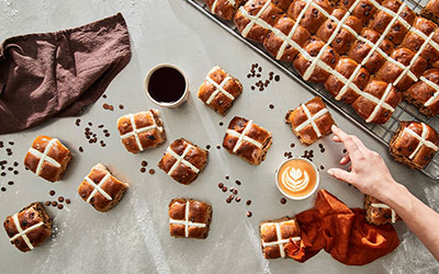 Bakers Delight’s famous Hot Cross Buns are back!