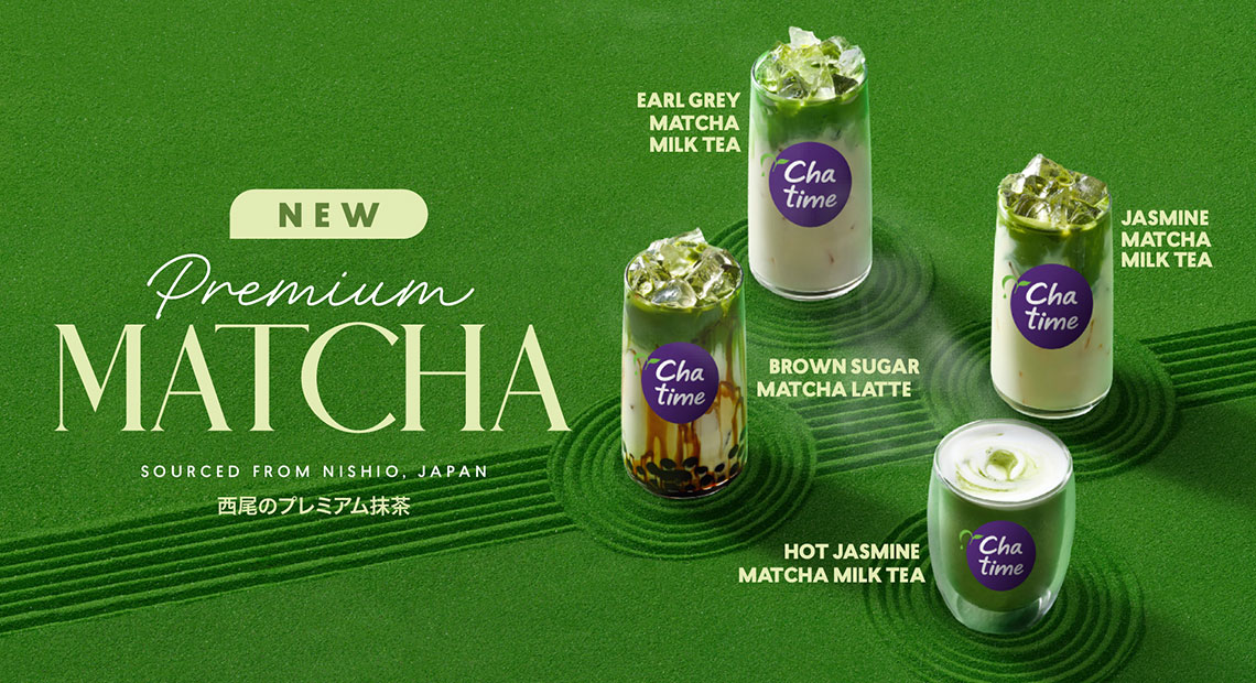 New Premium Matcha Has Arrived at Chatime 
