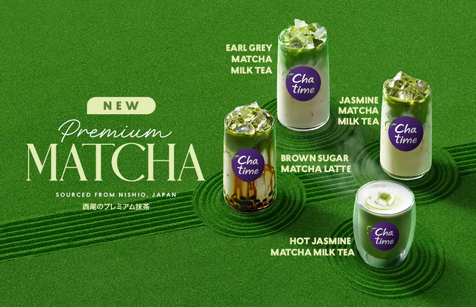 New Premium Matcha Has Arrived at Chatime 