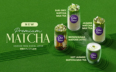 New Premium Matcha Has Arrived at Chatime 