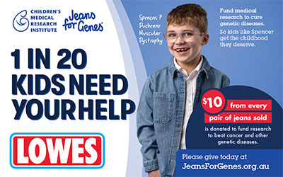 Lowes Supports Jeans for Genes 2026