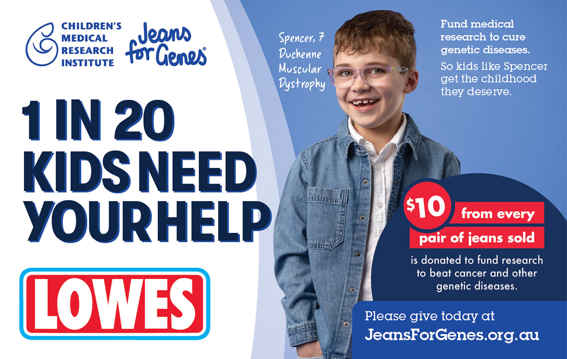 Lowes Supports Jeans for Genes 2026